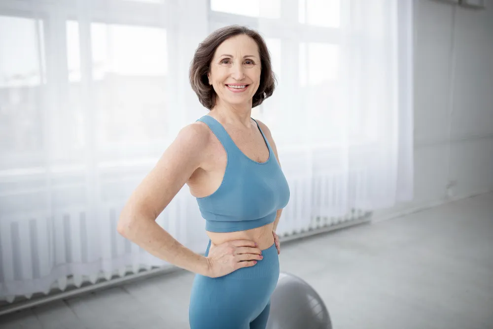 Fitness lifestyle mature model